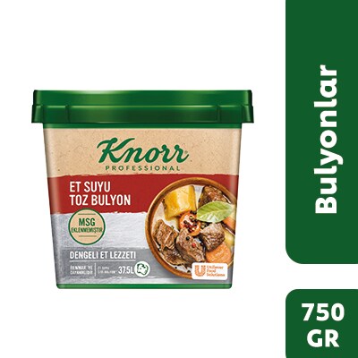 Knorr Tuzu Azaltılmış Et Bulyon 750GR - 